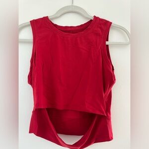 Lululemon Athletica Red Tank Top